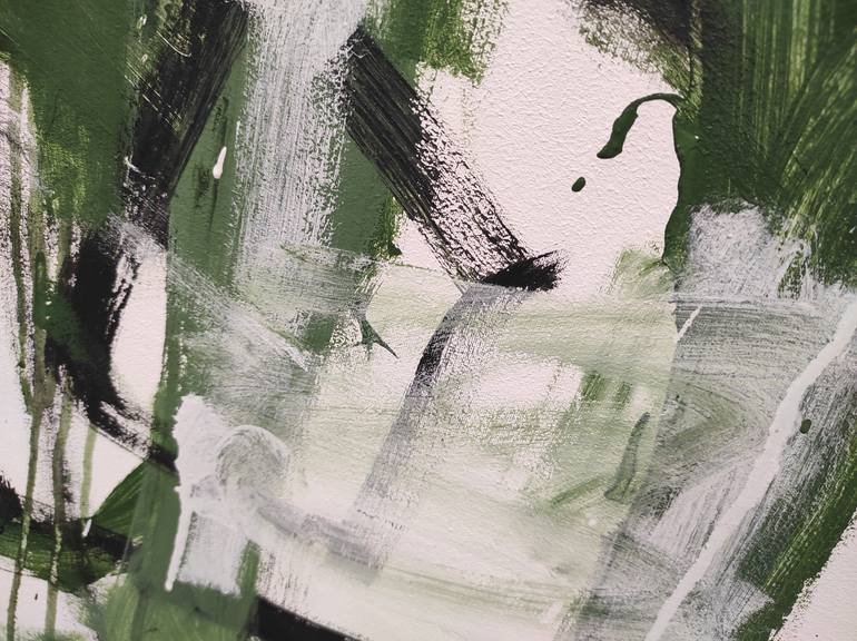 simple green Painting by Jolina Anthony Saatchi Art