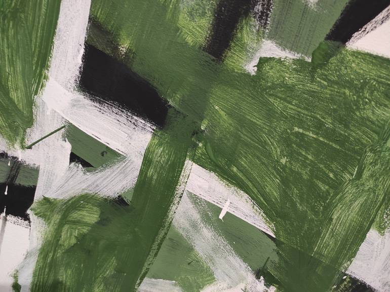 simple green Painting by Jolina Anthony Saatchi Art