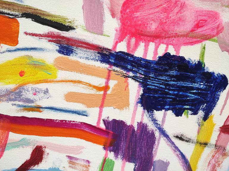 Original Contemporary Abstract Painting by Jolina Anthony