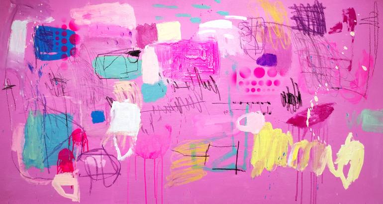 Original Contemporary Abstract Painting by Jolina Anthony