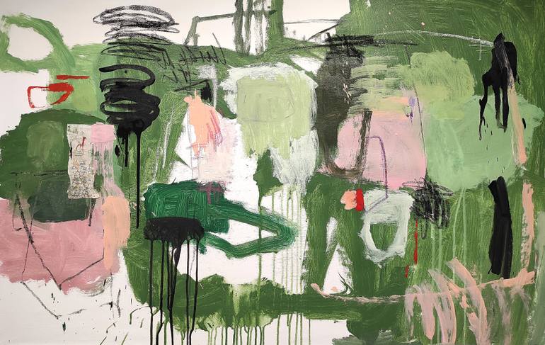 Original Contemporary Abstract Painting by Jolina Anthony