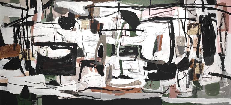 Original Contemporary Abstract Painting by Jolina Anthony