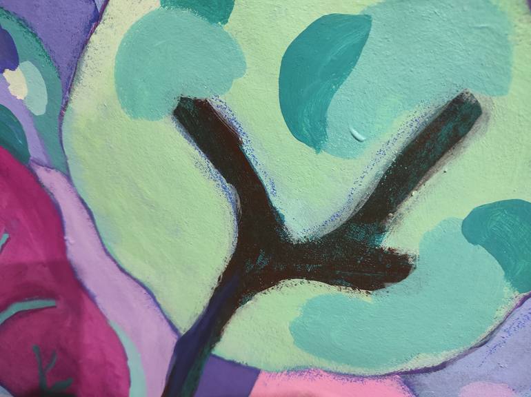 Original Abstract Landscape Painting by Jolina Anthony