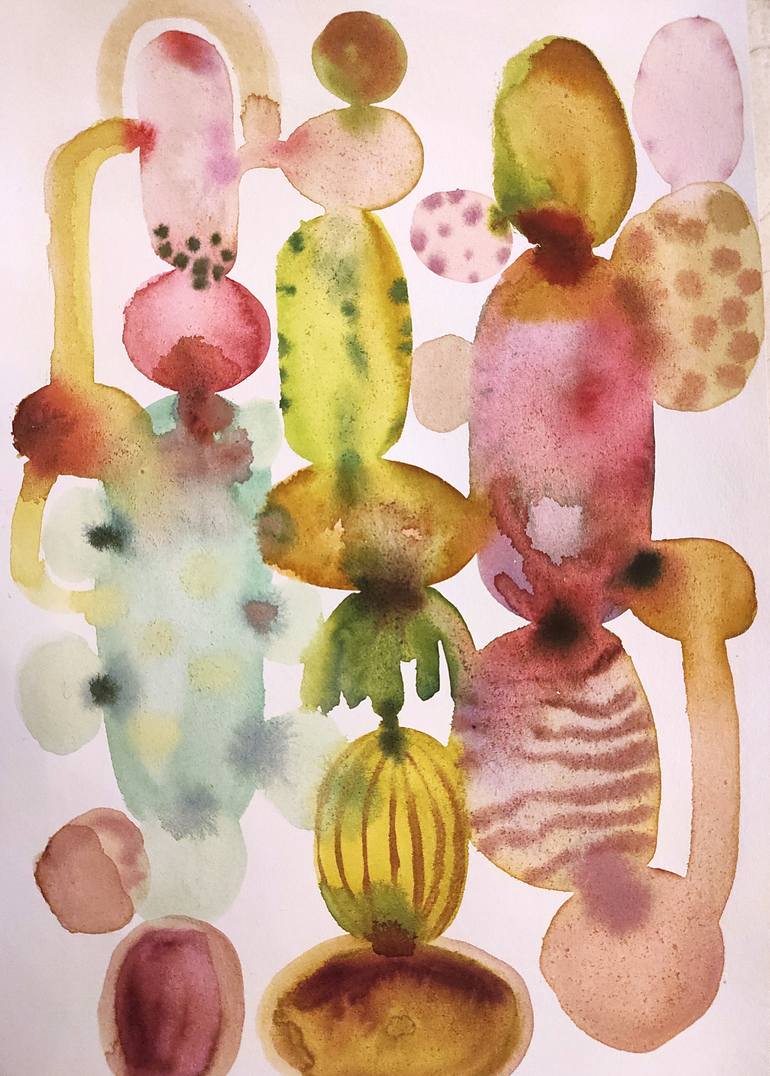 Original Minimalism Abstract Painting by Jolina Anthony