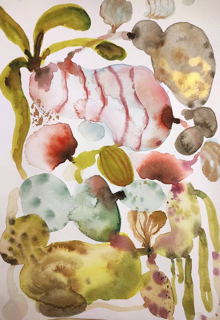 Original Minimalism Abstract Painting by Jolina Anthony