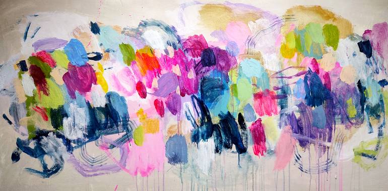 Original Contemporary Abstract Painting by Jolina Anthony