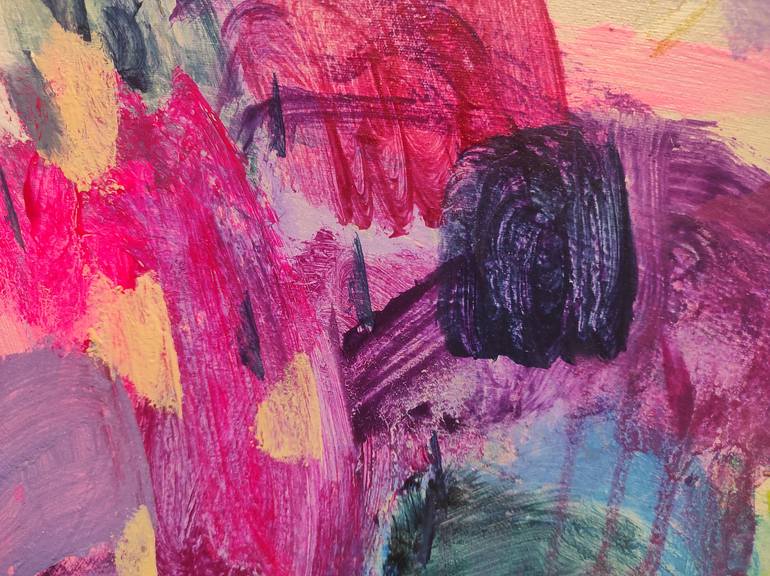Original Contemporary Abstract Painting by Jolina Anthony
