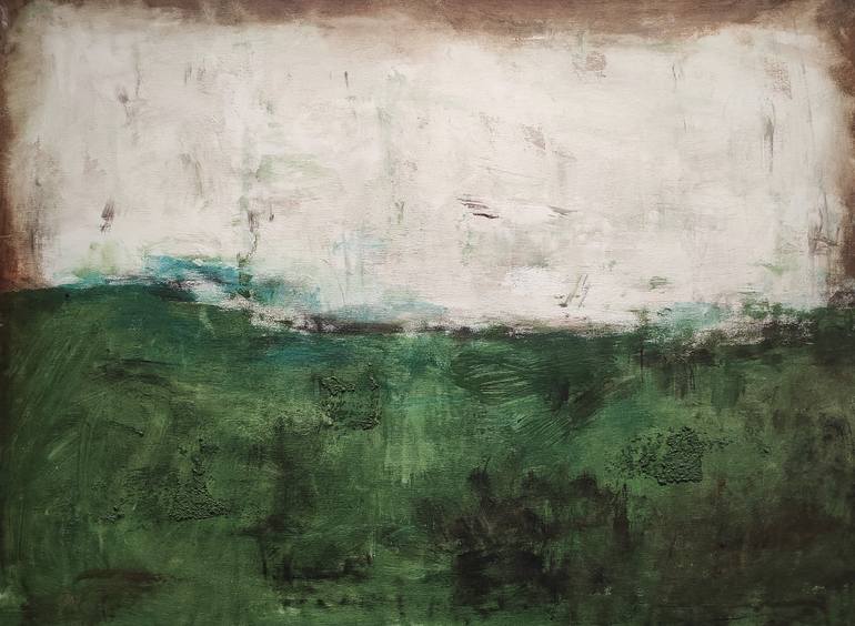 Original Fine Art Abstract Painting by Jolina Anthony