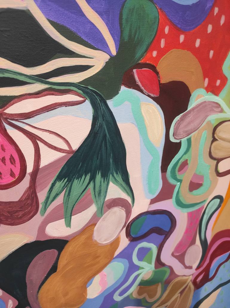 Original Expressionism Abstract Painting by Jolina Anthony