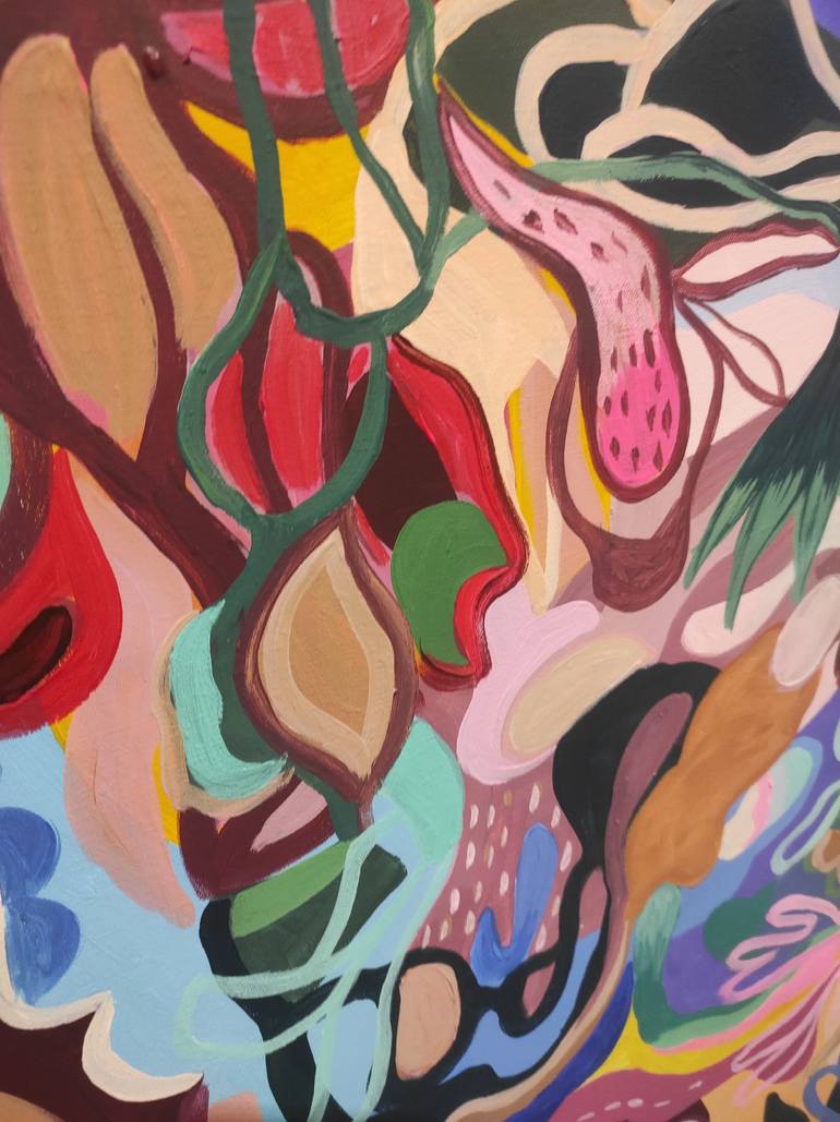 Original Expressionism Abstract Painting by Jolina Anthony