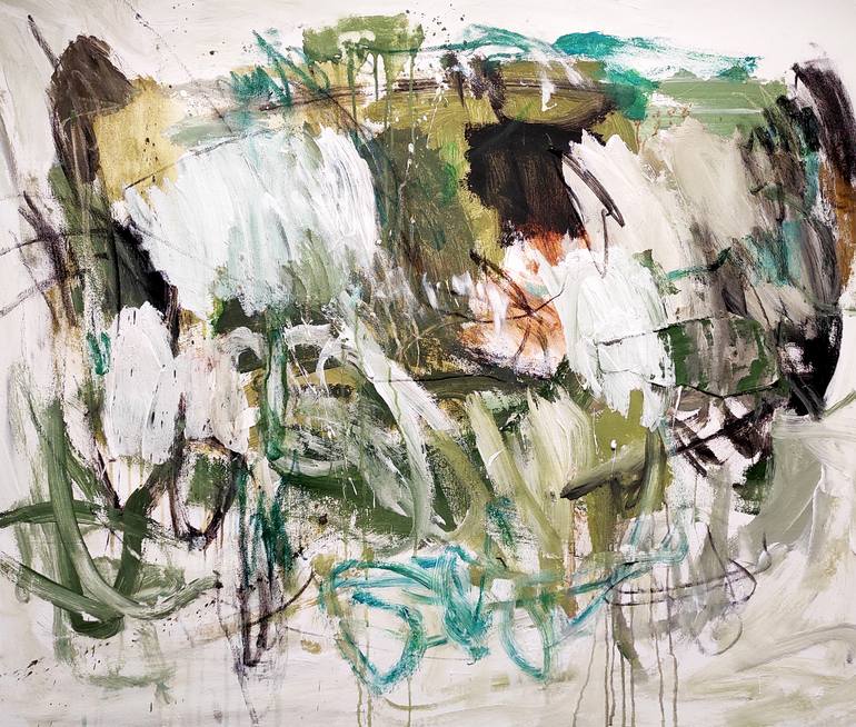 Original Expressionism Abstract Painting by Jolina Anthony