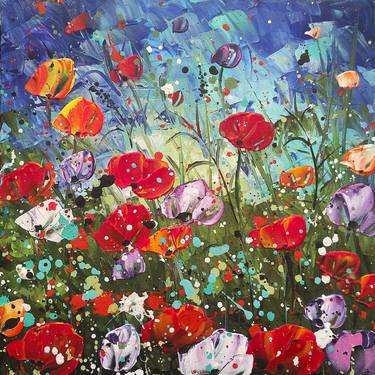 Original Abstract Nature Paintings by Jolina Anthony