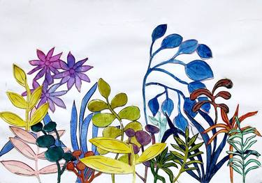 Original Abstract Landscape Paintings by Jolina Anthony