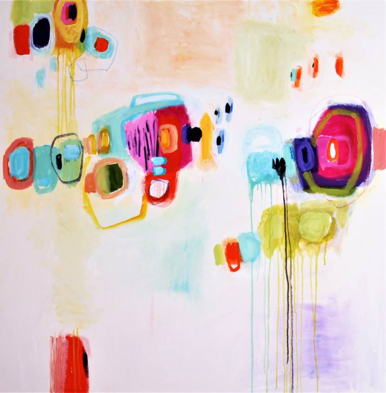 Original Modern Abstract Painting by Jolina Anthony