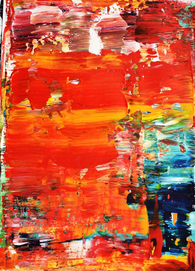 Original Abstract Expressionism Abstract Painting by Jolina Anthony