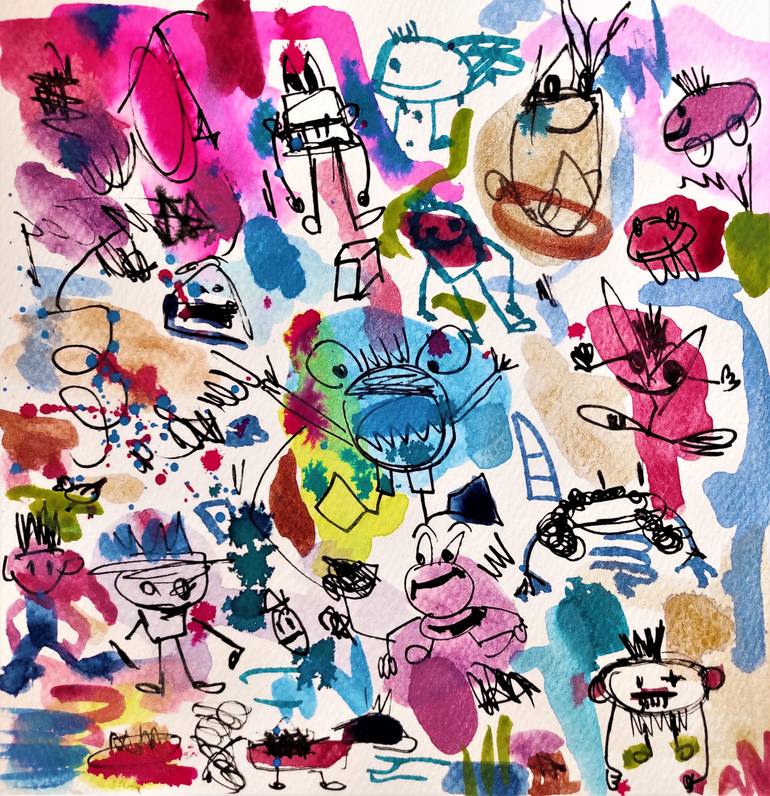 Original Other Abstract Painting by Jolina Anthony