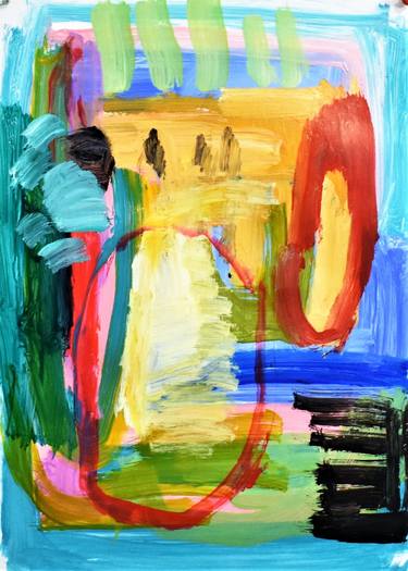 Print of Abstract Expressionism Abstract Paintings by Jolina Anthony