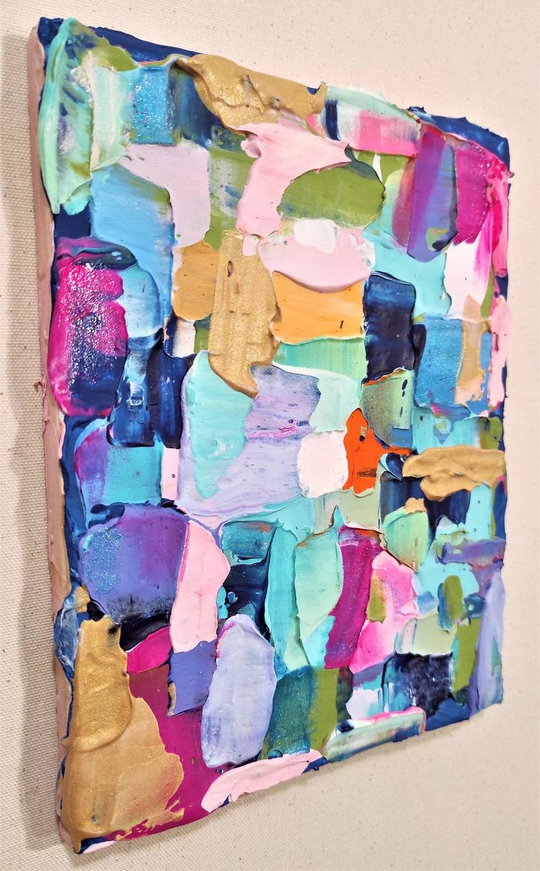 Original Abstract Expressionism Abstract Painting by Jolina Anthony