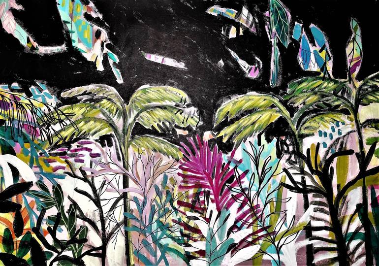 tropic dream Painting by Jolina Anthony | Saatchi Art