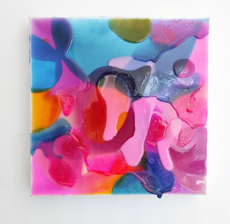 Original Abstract Wall Sculpture by Jolina Anthony