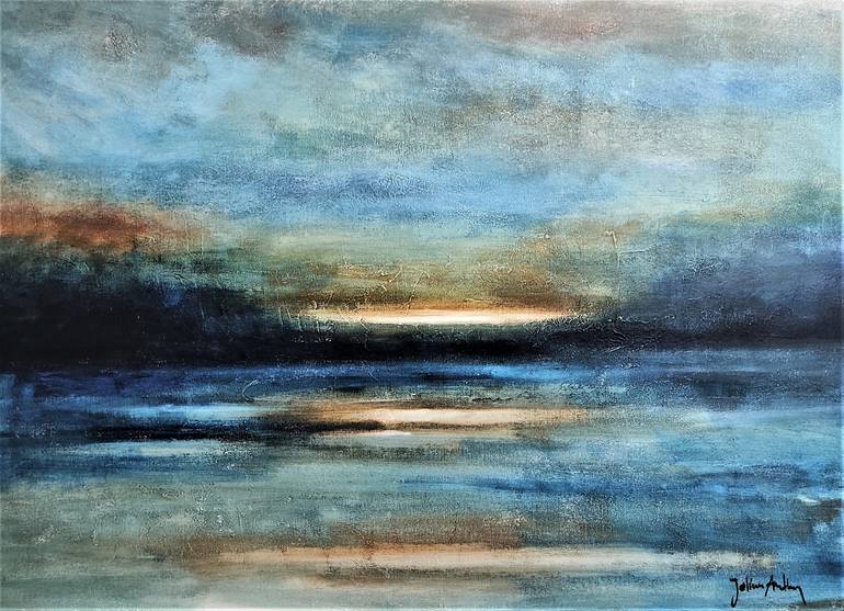 Original Abstract Landscape Painting by Jolina Anthony