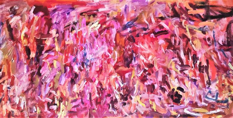 Original Abstract Expressionism Abstract Painting by Jolina Anthony