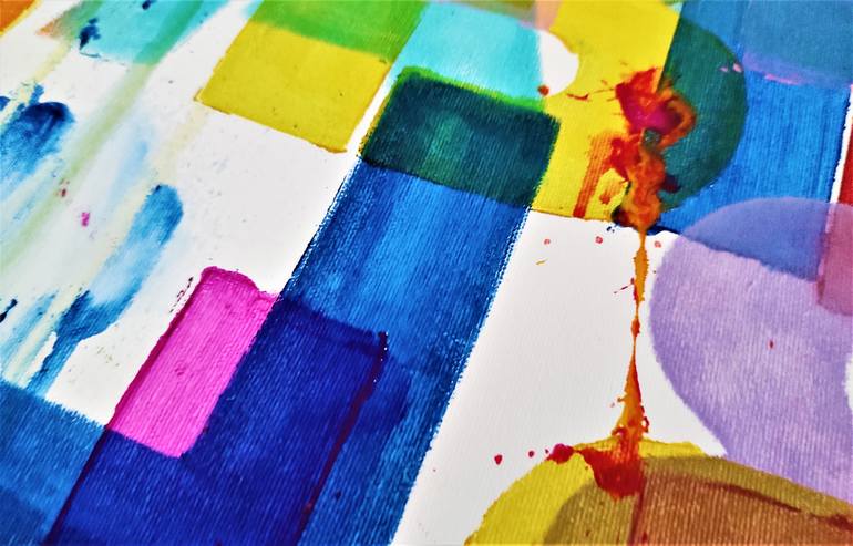 Original Modernism Abstract Painting by Jolina Anthony