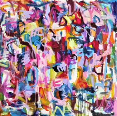 Print of Fine Art Abstract Paintings by Jolina Anthony