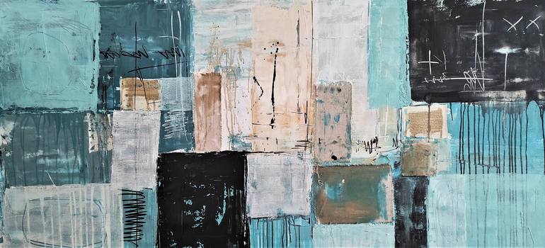 Original Fine Art Abstract Painting by Jolina Anthony