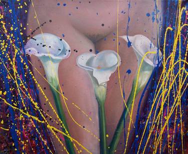 Original Nude Paintings by William Rafael Marquina Buitrago