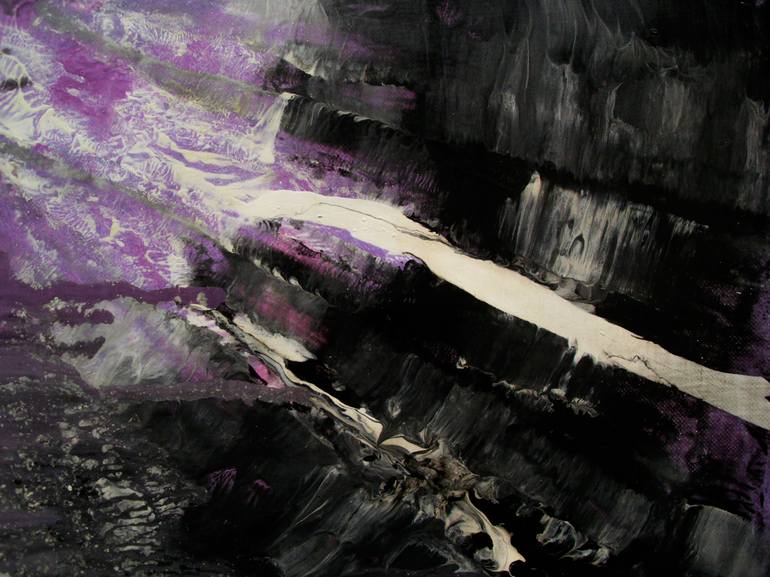 Original Abstract Expressionism Abstract Painting by William Rafael Marquina Buitrago