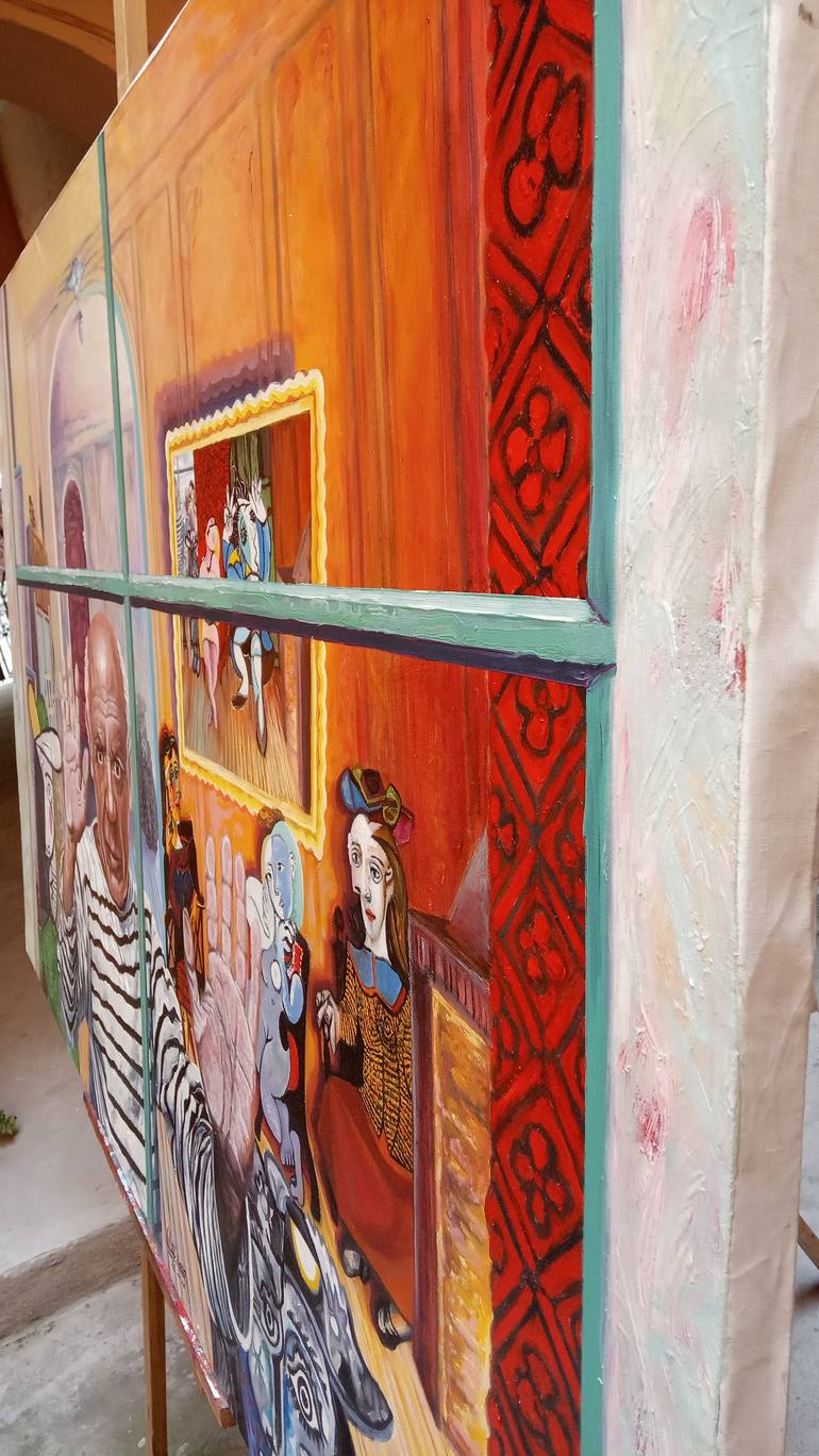 Original Figurative Pop Culture/Celebrity Painting by William Rafael Marquina Buitrago