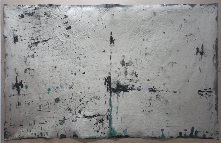 Original Abstract Expressionism Abstract Painting by William Rafael Marquina Buitrago