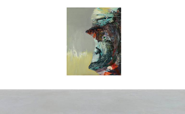 Original Abstract Expressionism Abstract Painting by Evangelos Vangelatos