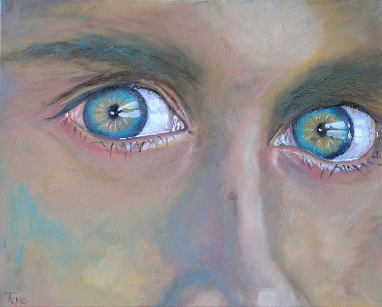 Eyes Painting by Peter Thomson Saatchi Art