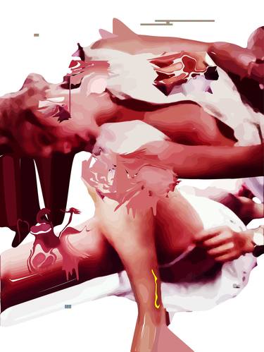 Print of Figurative Nude Mixed Media by Jakub Kubica