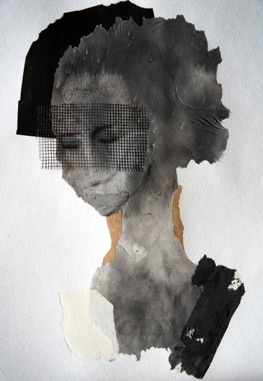 Print of Portrait Collage by Lilya Chavaga