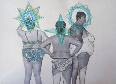 Print of Women Collage by Lilya Chavaga