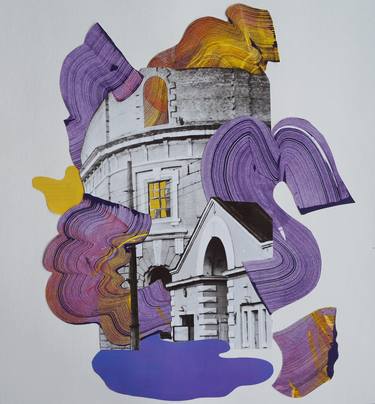 Print of Architecture Collage by Lilya Chavaga