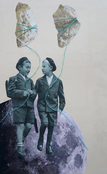 Print of Kids Collage by Lilya Chavaga