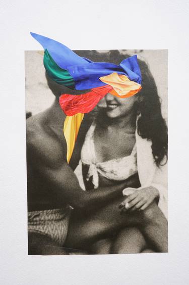 Print of Dada Erotic Collage by Lilya Chavaga