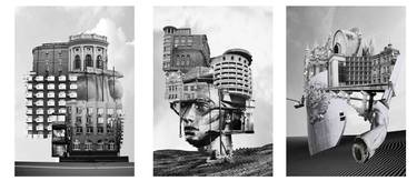 Original Architecture Collage by Lilya Chavaga