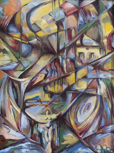 Original Abstract Music Paintings by Zakaria Laperashvili