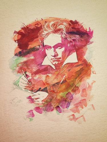 Ludwig van Beethoven Watercolor Remix  thumb