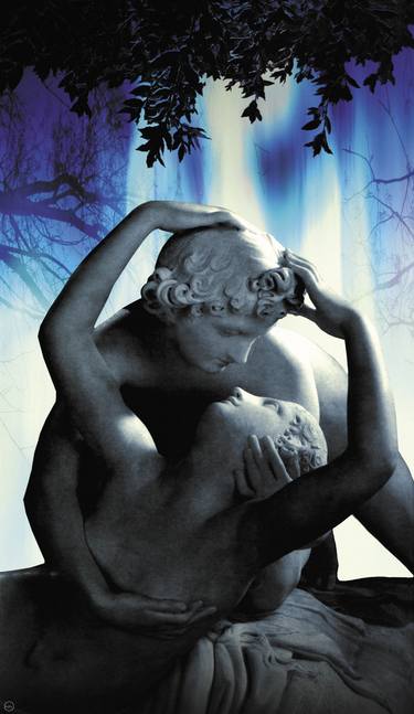 Original Figurative Classical mythology Mixed Media by Nix M