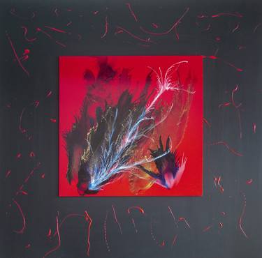 Original Abstract Expressionism Abstract Paintings by Danguole Serstinskaja