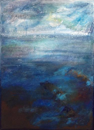 Original Seascape Painting by Claire Bissell