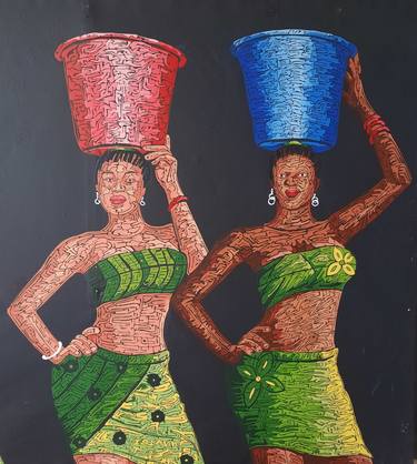 Print of Culture Paintings by Isiavwe Ufuoma