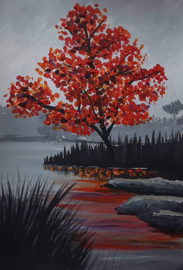 Nature's Pride II Painting by Isiavwe Ufuoma | Saatchi Art Czech