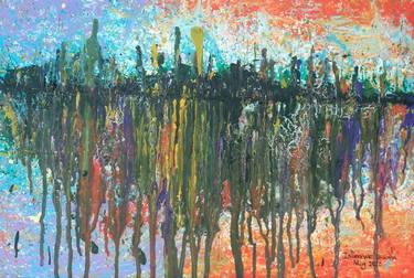 Print of Expressionism Abstract Paintings by Isiavwe Ufuoma